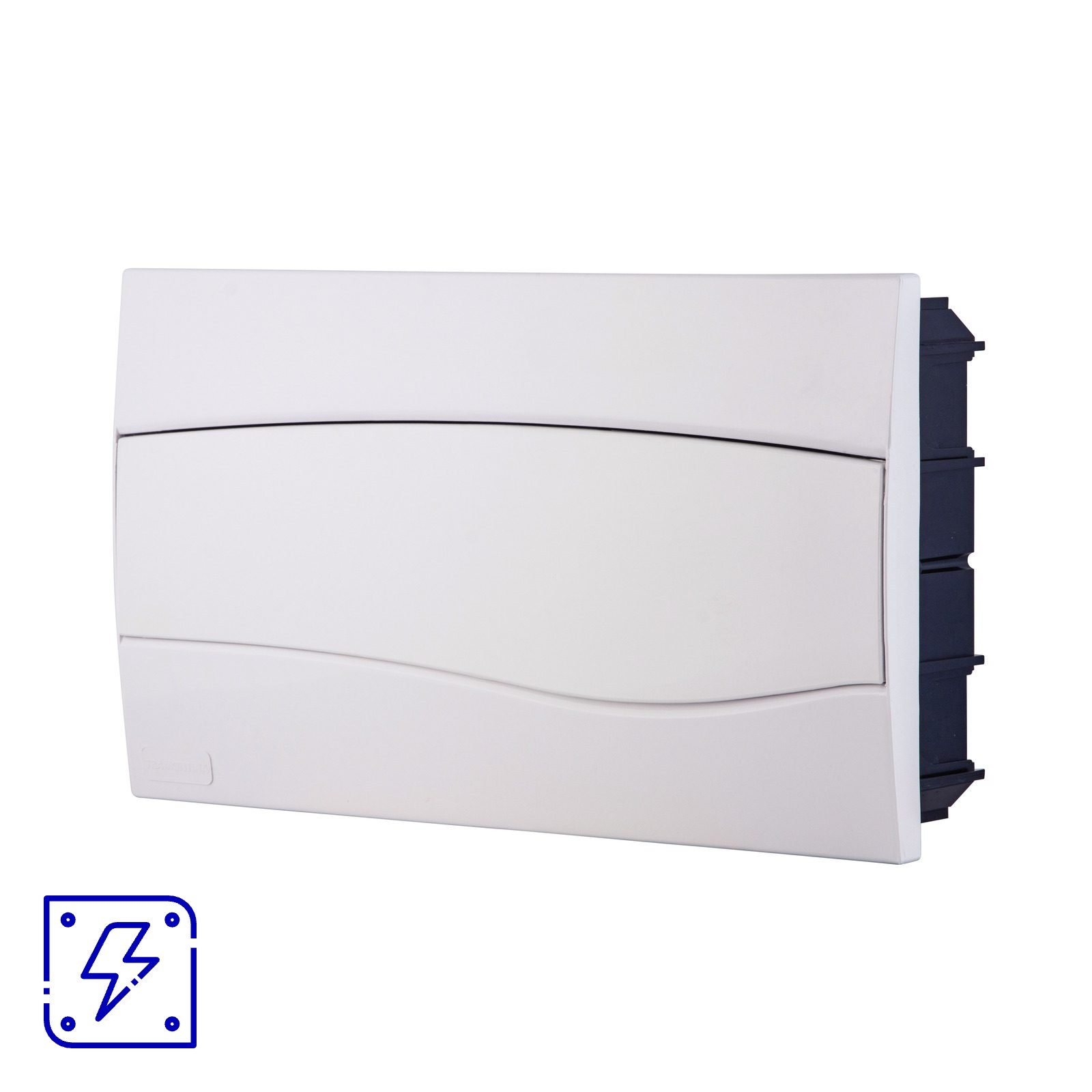 Quadro de Distribuição de Embutir 18 DIN ou 12 NEMA Tramontina com Porta Branca 10 UNIDADES EMB.MINIMA
