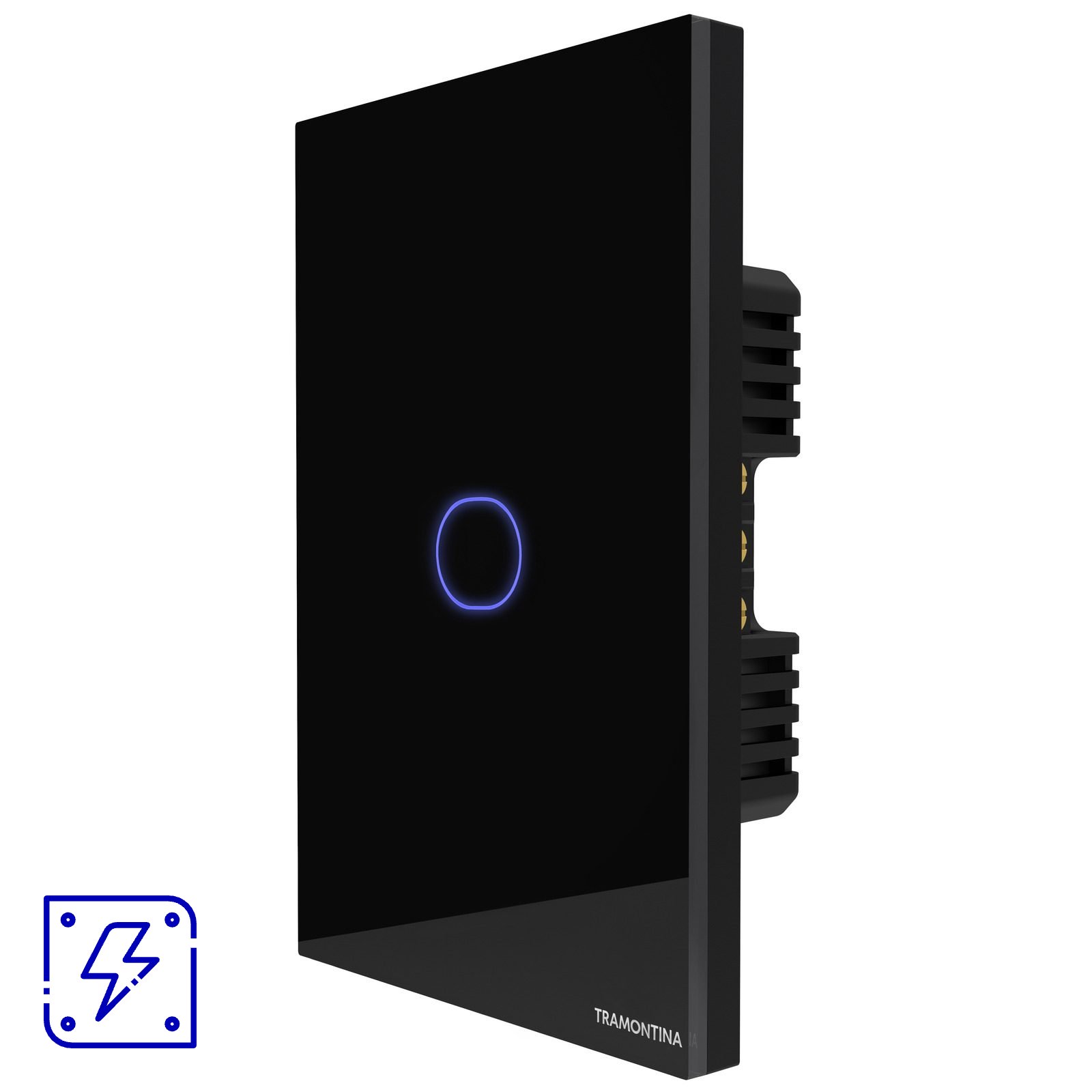 Interruptor Onne Smart Tramontina Preto com 1 Tecla 1 UNIDADES EMB.MINIMA