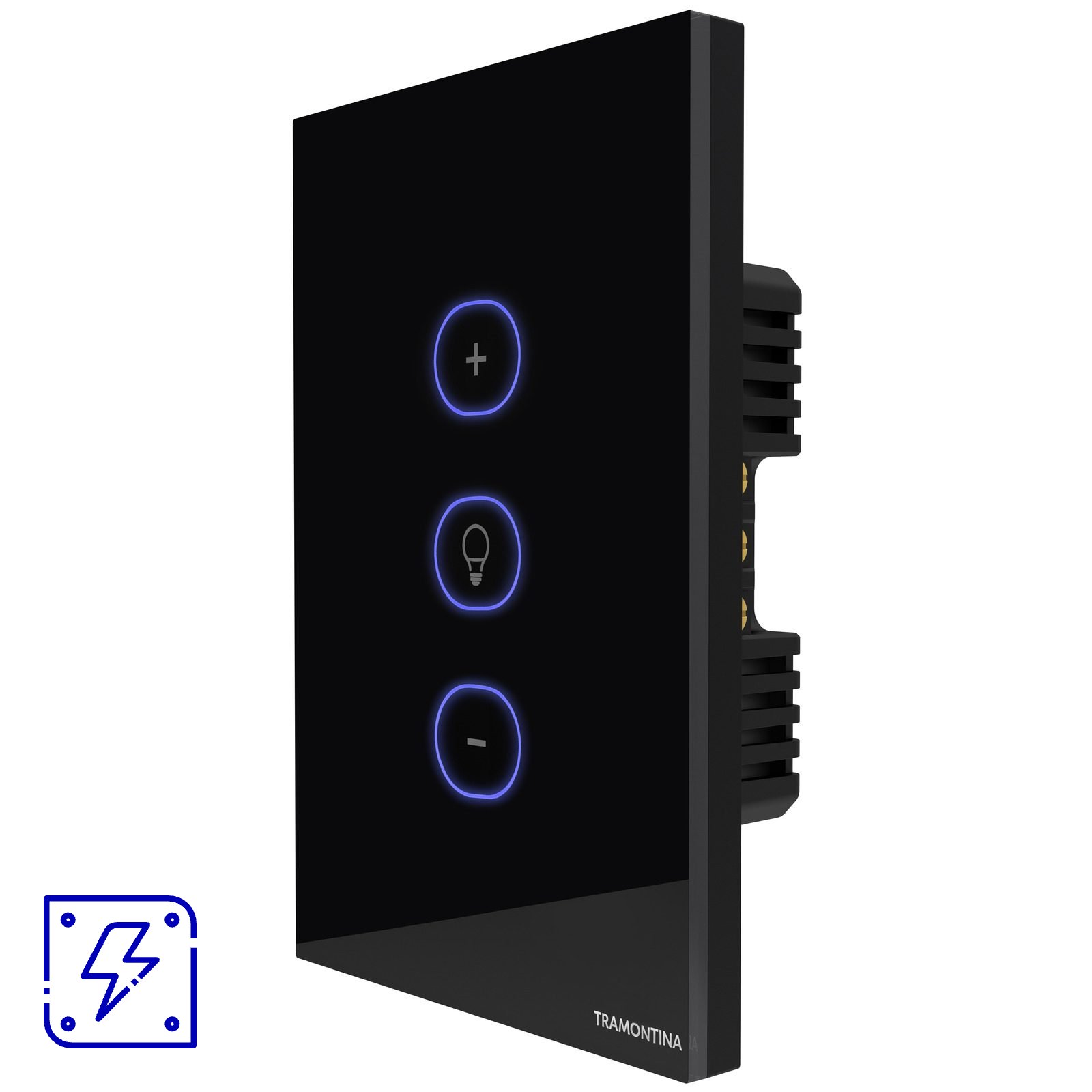 Dimmer Onne Smart Tramontina Preto 1 UNIDADES EMB.MINIMA