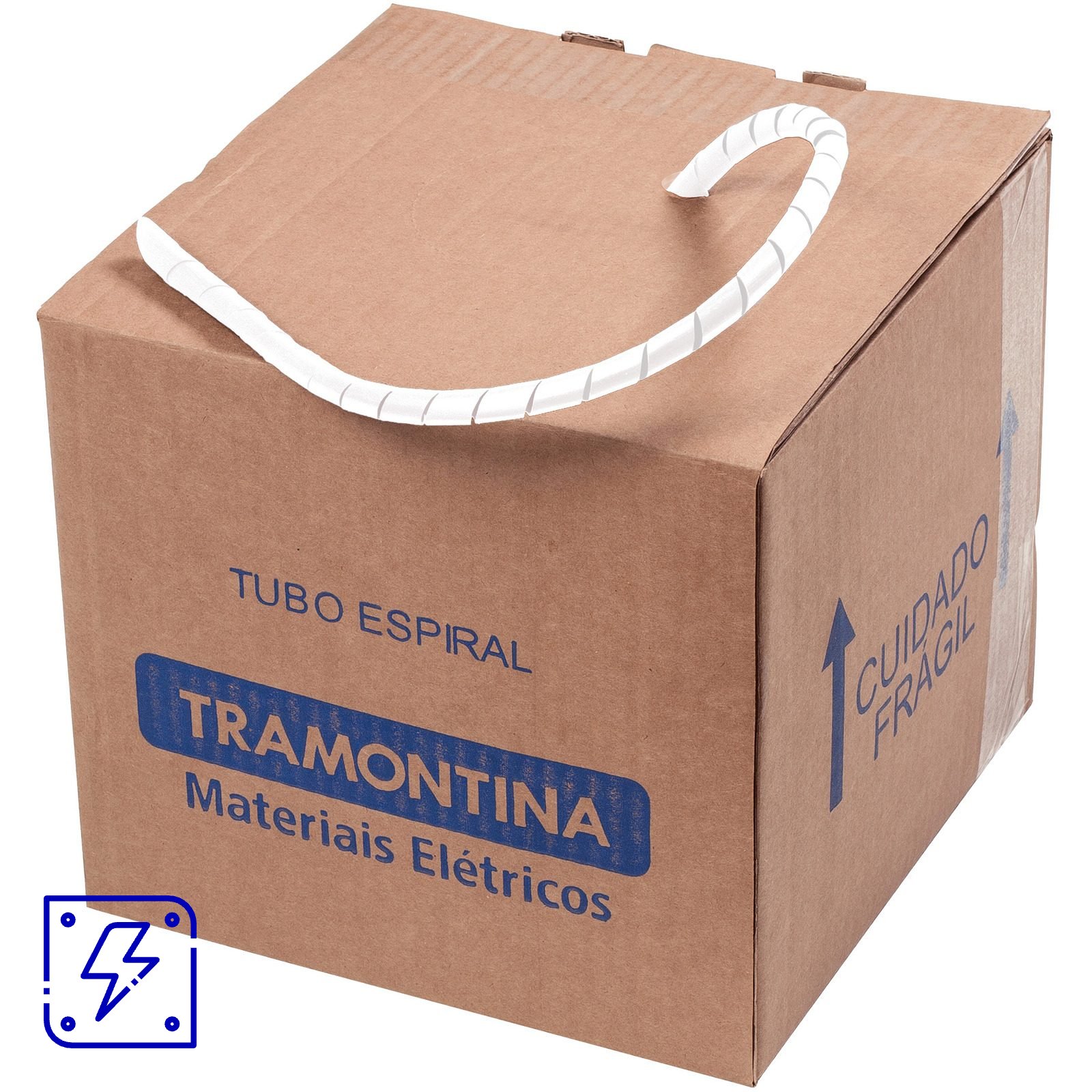 Tubo espiral 1" 50m cor branco 1 UNIDADES EMB.MINIMA