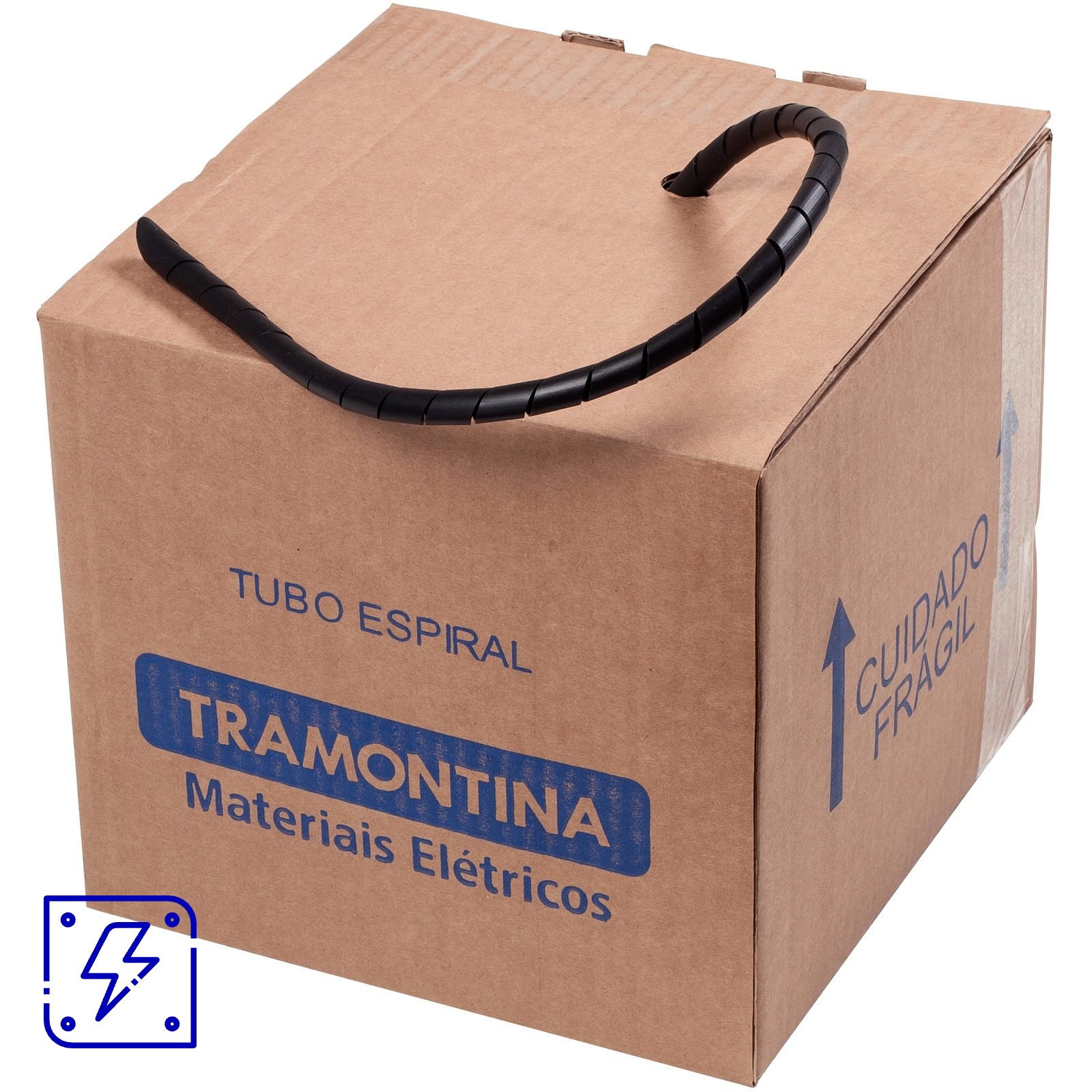 Tubo espiral 1" 50m cor preto 1 UNIDADES EMB.MINIMA