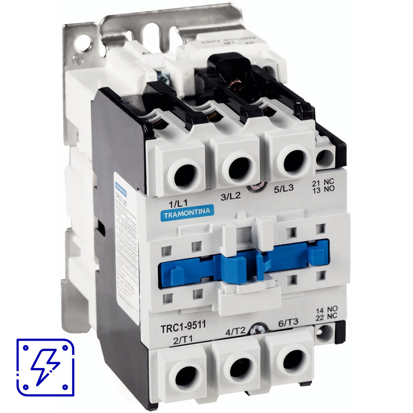 Contator Tripolar Tramontina TRC1-8011 80 A 220 Vca 1NA+1NF 1 UNIDADES EMB.MINIMA