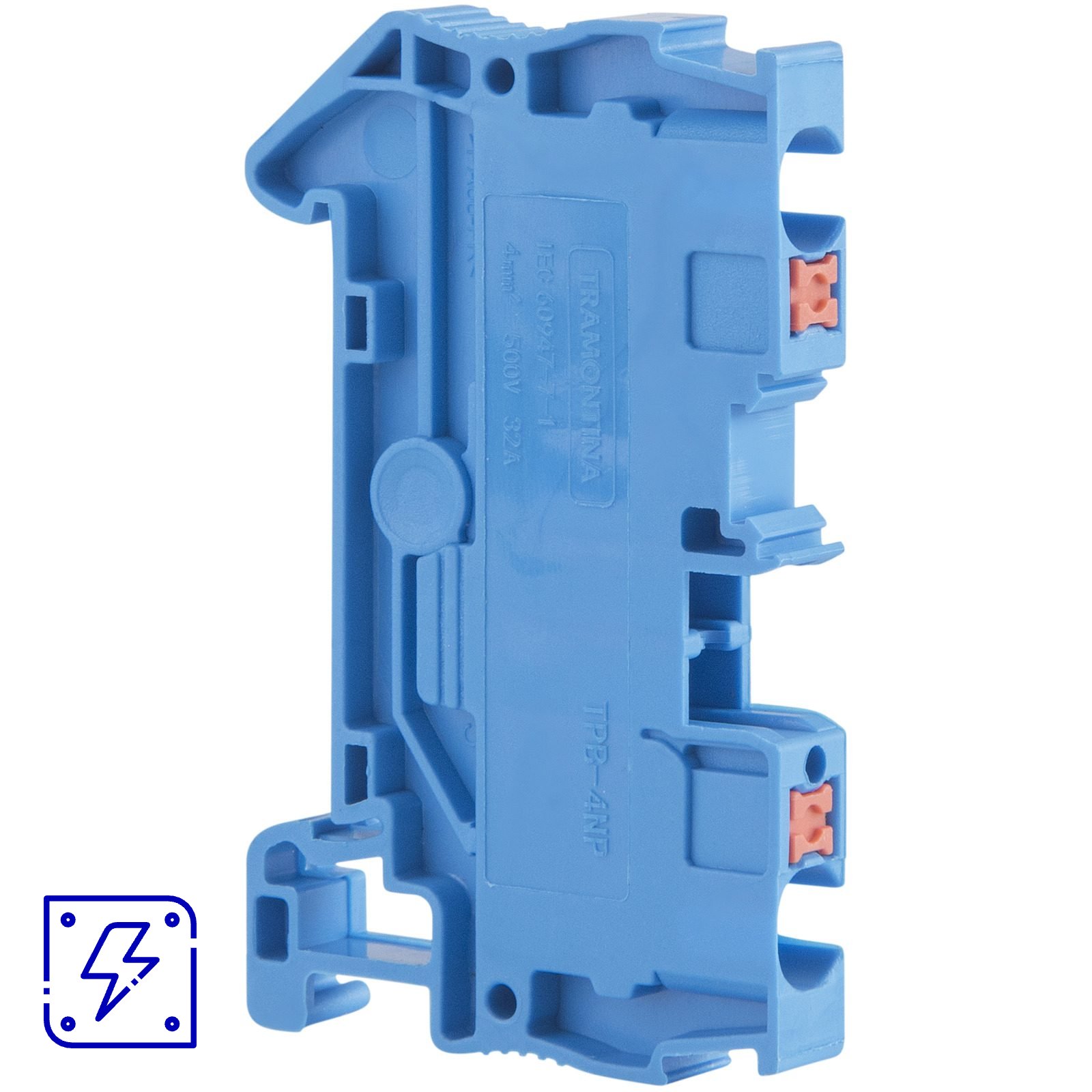 Borne de Conexão Push-In Azul 4 mm² Tramontina TPB-4NP 50 UNIDADES EMB.MINIMA