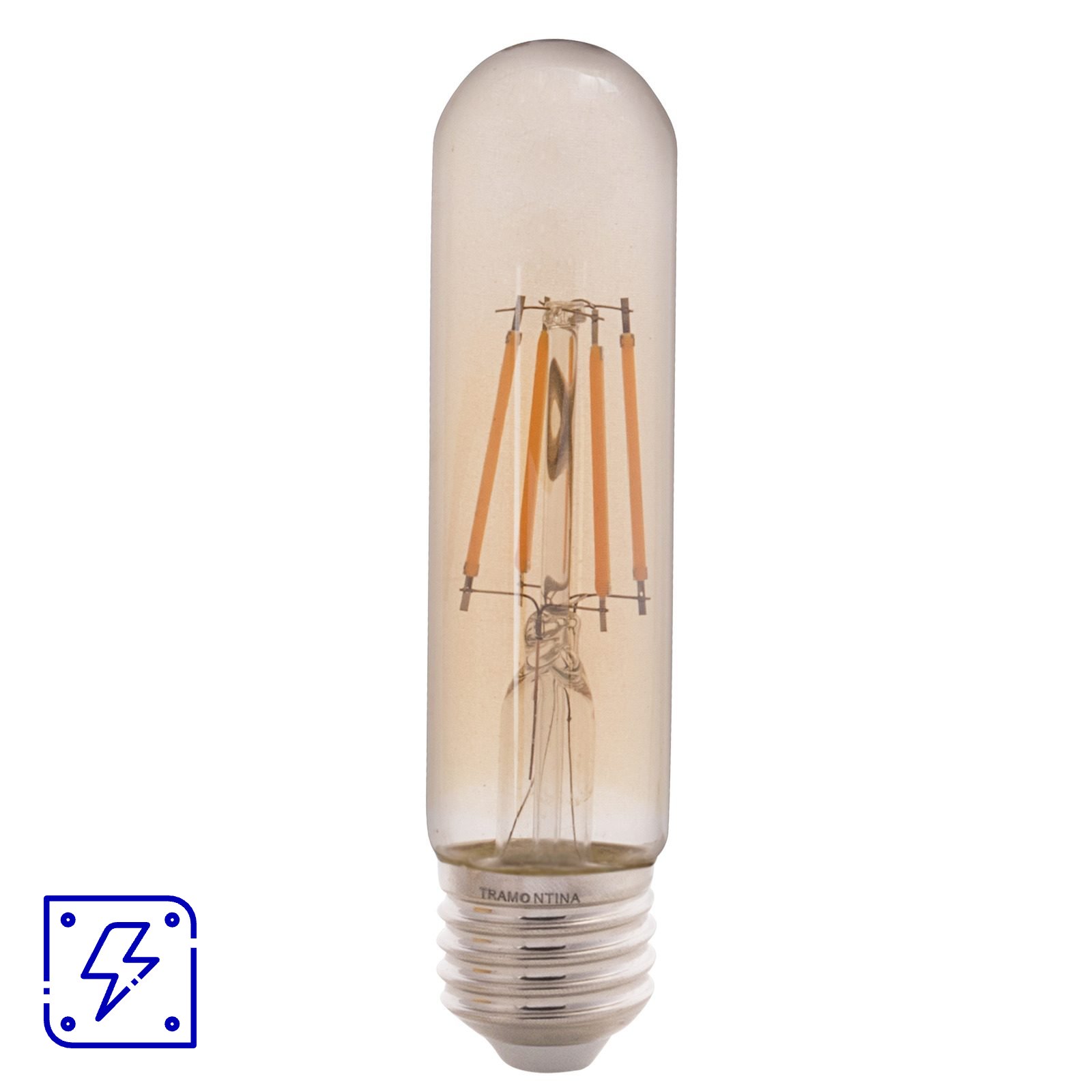 Lâmpada LED de Filamento Tramontina T30 4 W 2200 K Luz Amarela Âmbar 50 UNIDADES EMB.MINIMA