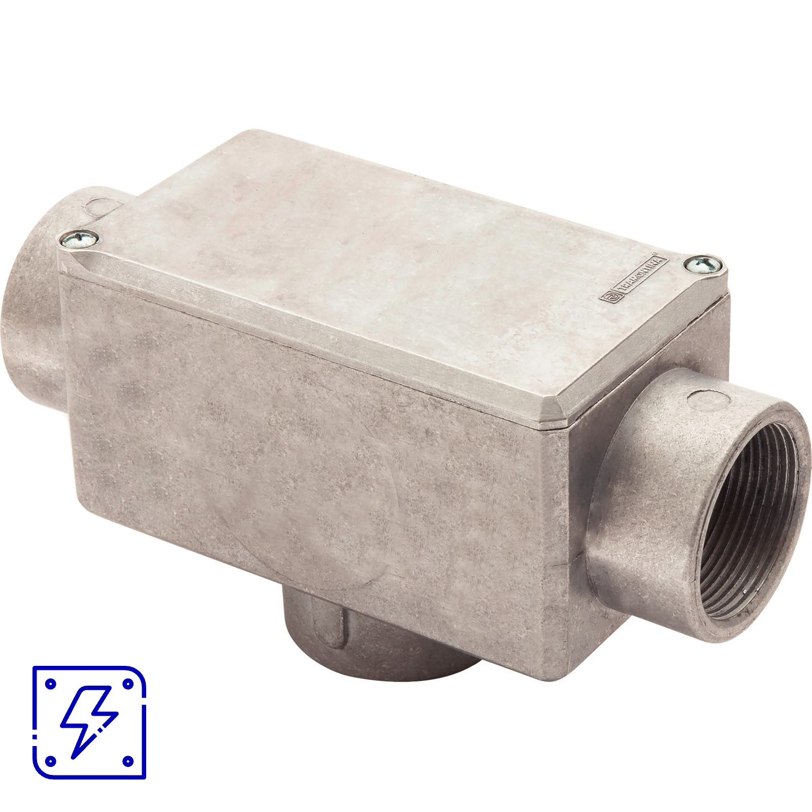 Condulete Tipo TB 1.1/4" Fixo Tramontina com Tampa com Rosca BSP e sem Pintura 12 UN. EMB.MINIMA
