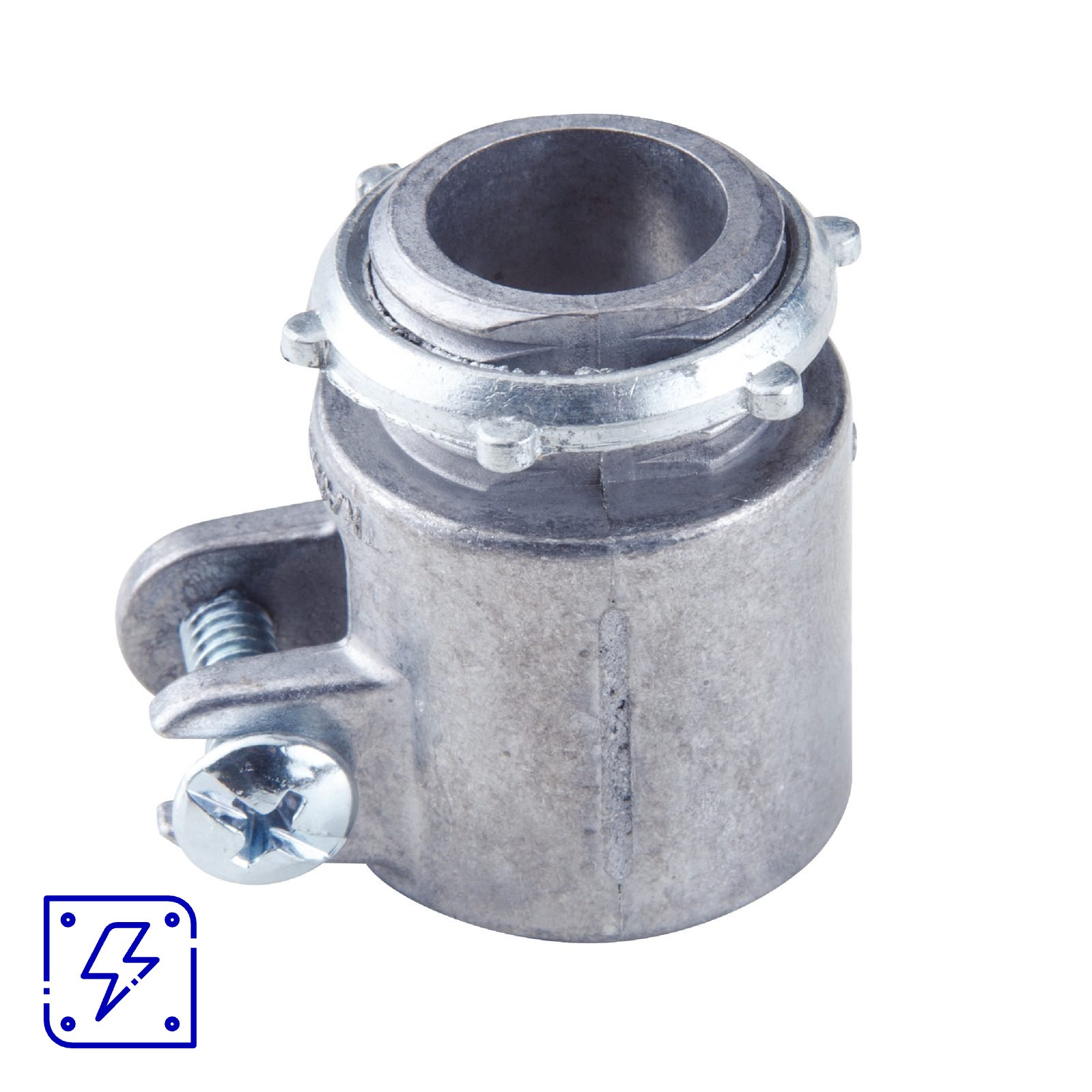 Conector Reto Flexor 1/2" Tramontina com Rosca 100 UNIDADES EMB.MINIMA