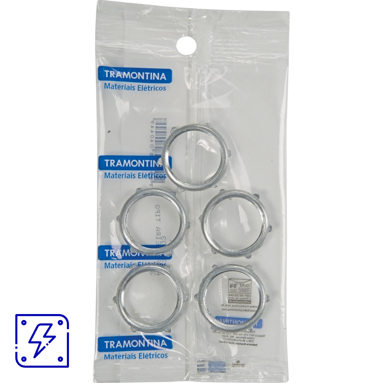 Bucha 1/2" em zamak - embalagem com 5 unidades 12 UN. EMB.MINIMA